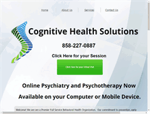 Tablet Screenshot of cognitivehsc.com